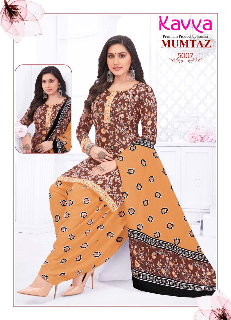 Kavya Mumtaz Vol 5 Cotton Printed Ready Made Patiyala Suits