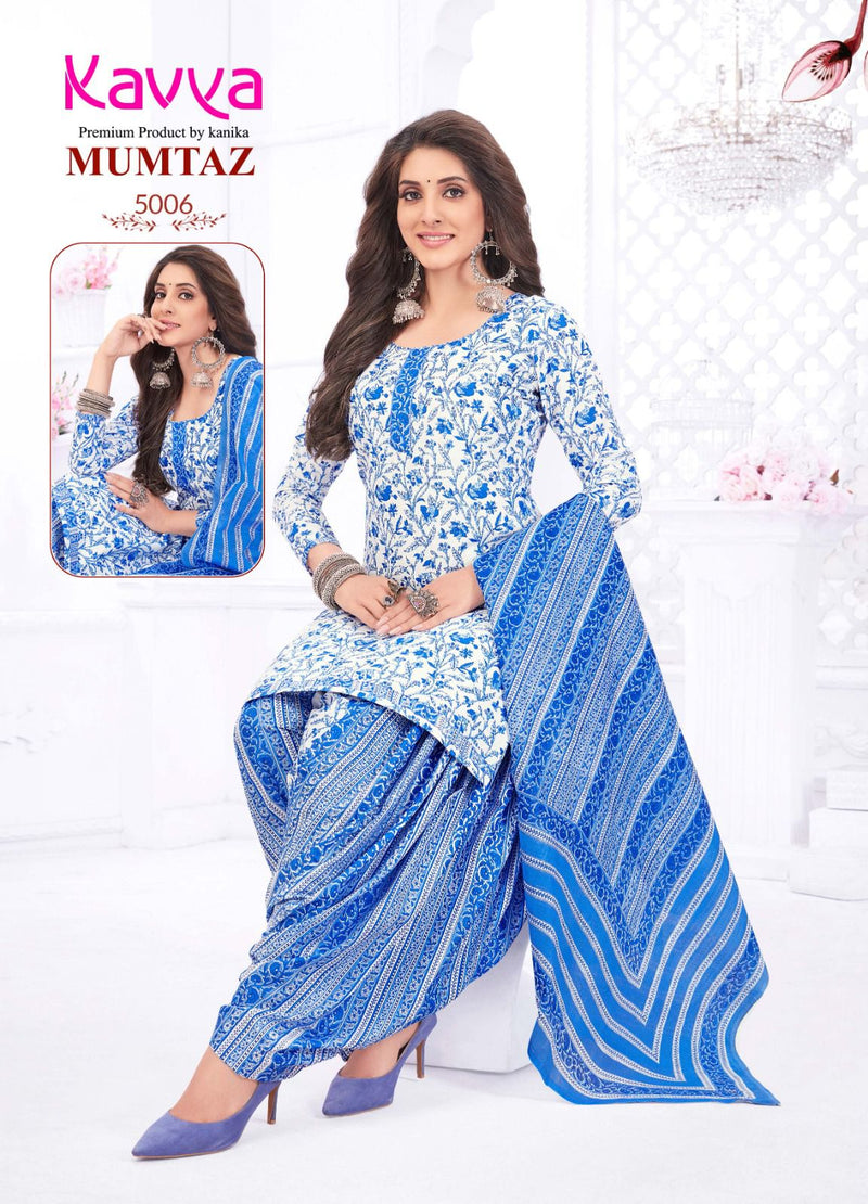 Kavya Mumtaz Vol 5 Cotton Printed Ready Made Patiyala Suits
