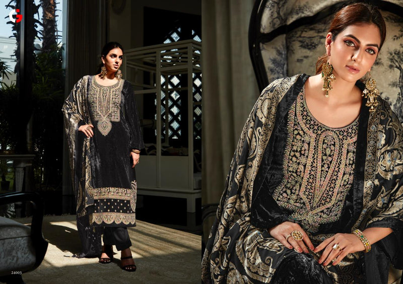 Deepsy Suits Murad Velvet With Heavy Embroidery Work Pakistani Suits