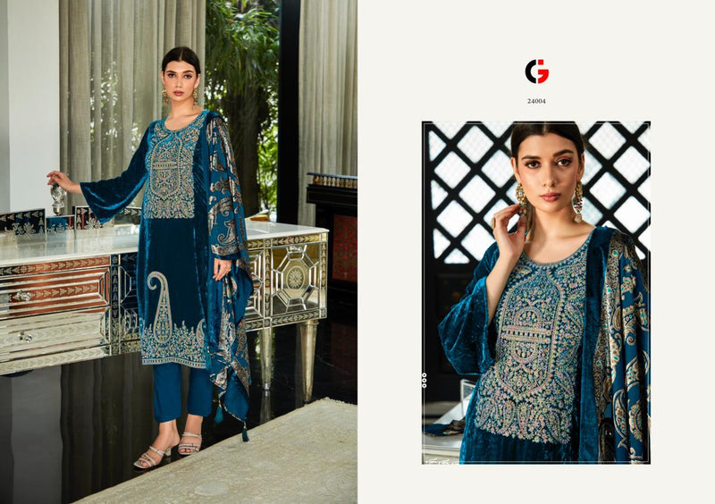 Deepsy Suits Murad Velvet With Heavy Embroidery Work Pakistani Suits