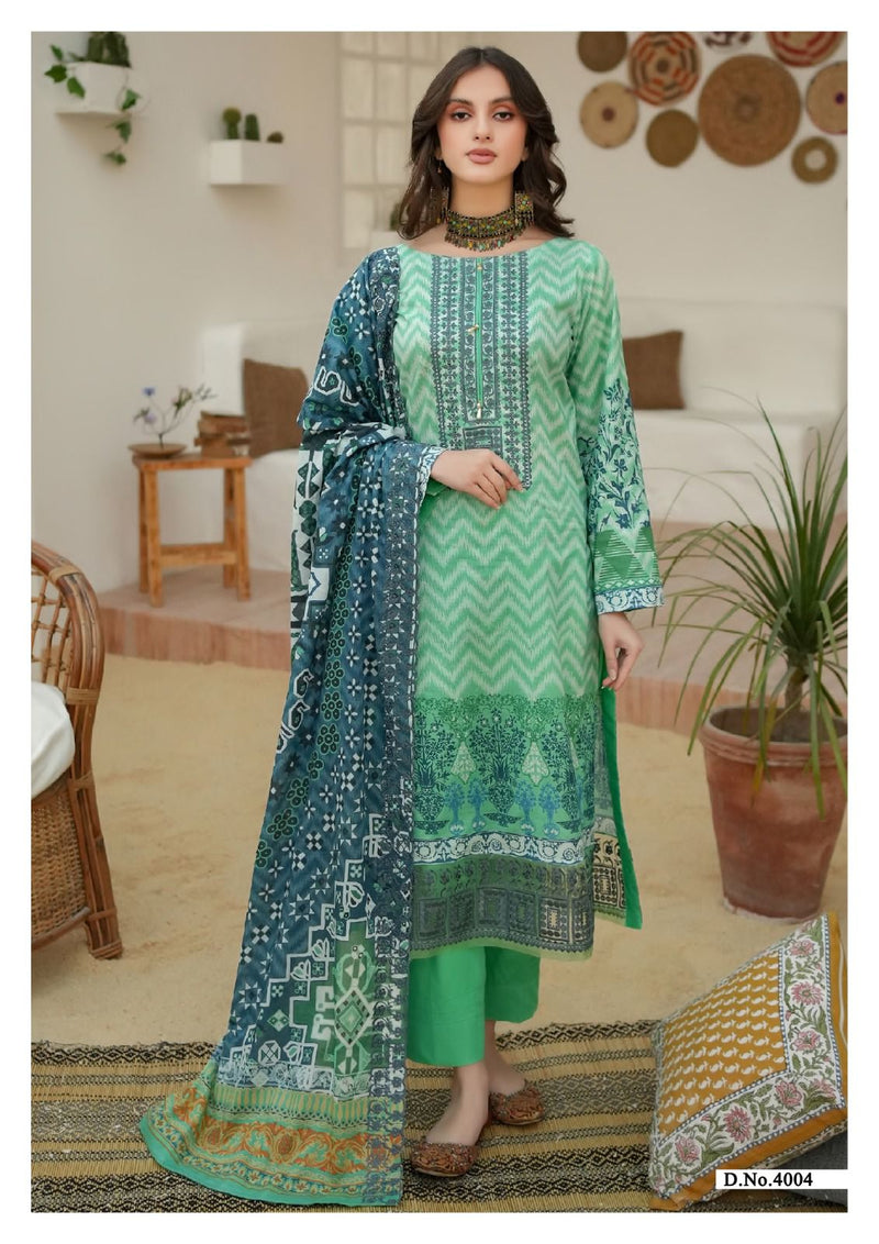 Al Karam Mushq Cotton Dupatta Vol 4 Cambric Cotton Print With Embroidery Suits