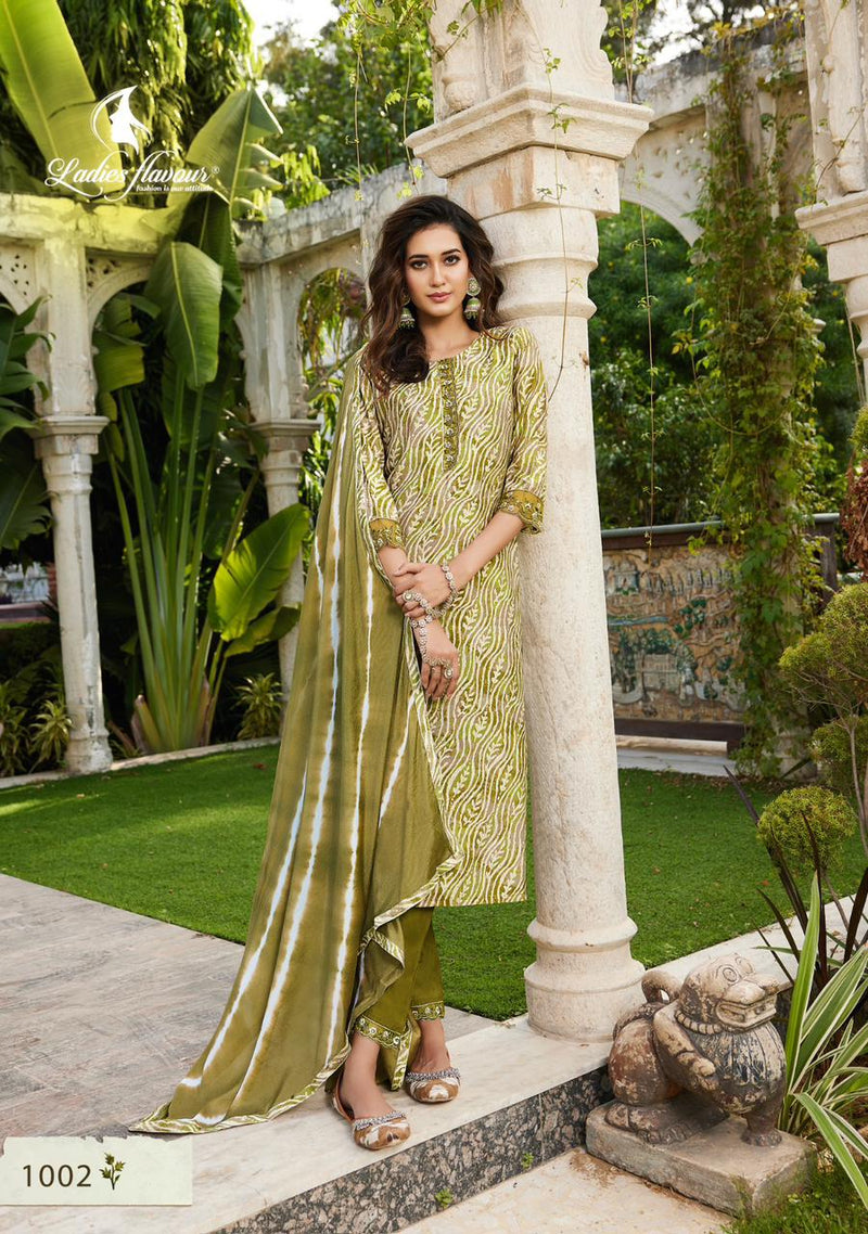 Ladies Flavour Muskan Modal With Embroidery Work Straight Kurtis
