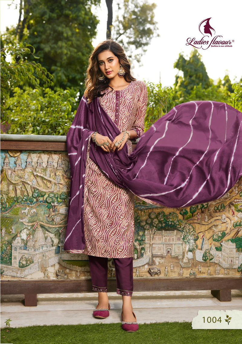 Ladies Flavour Muskan Modal With Embroidery Work Straight Kurtis