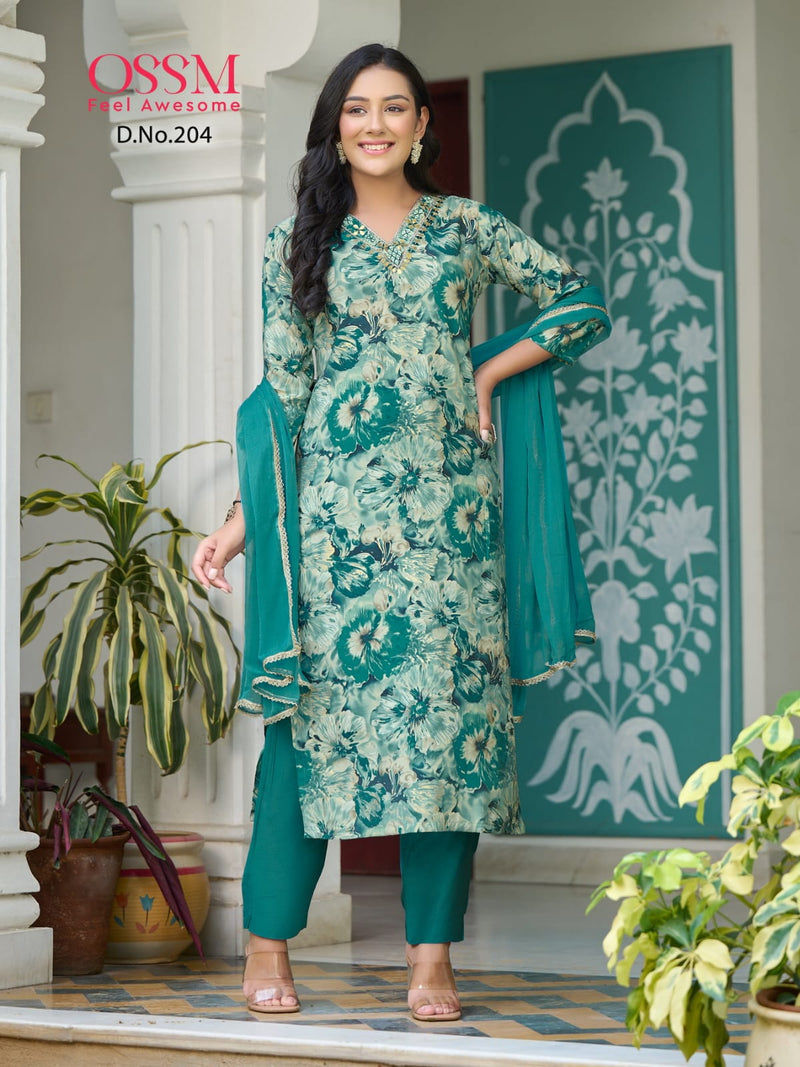 Ossm Muskan Vol 2 Modal With Sequence Embroiderywork Kurti Collection