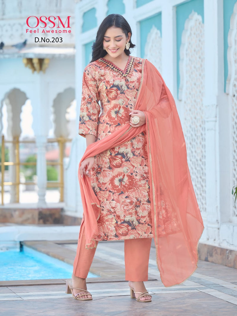 Ossm Muskan Vol 2 Modal With Sequence Embroiderywork Kurti Collection