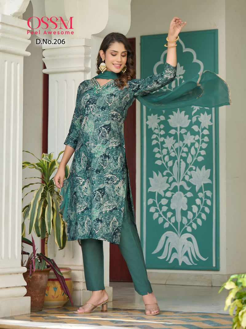 Ossm Muskan Vol 2 Modal With Sequence Embroiderywork Kurti Collection