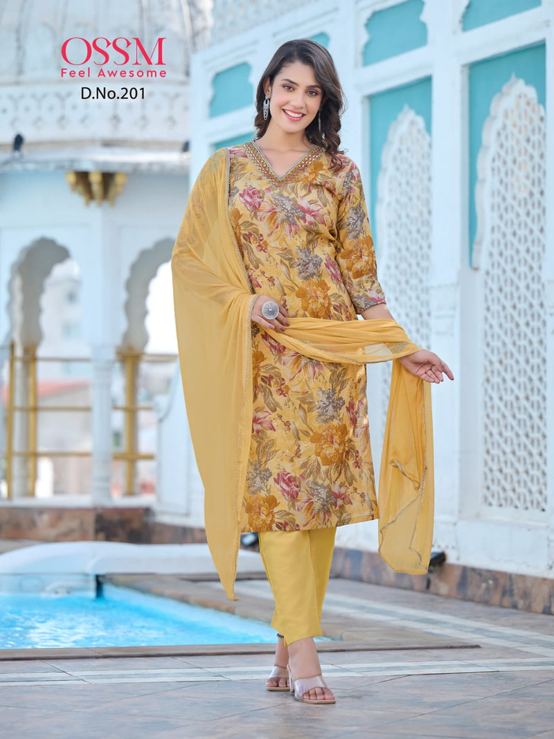 Ossm Muskan Vol 2 Modal With Sequence Embroiderywork Kurti Collection