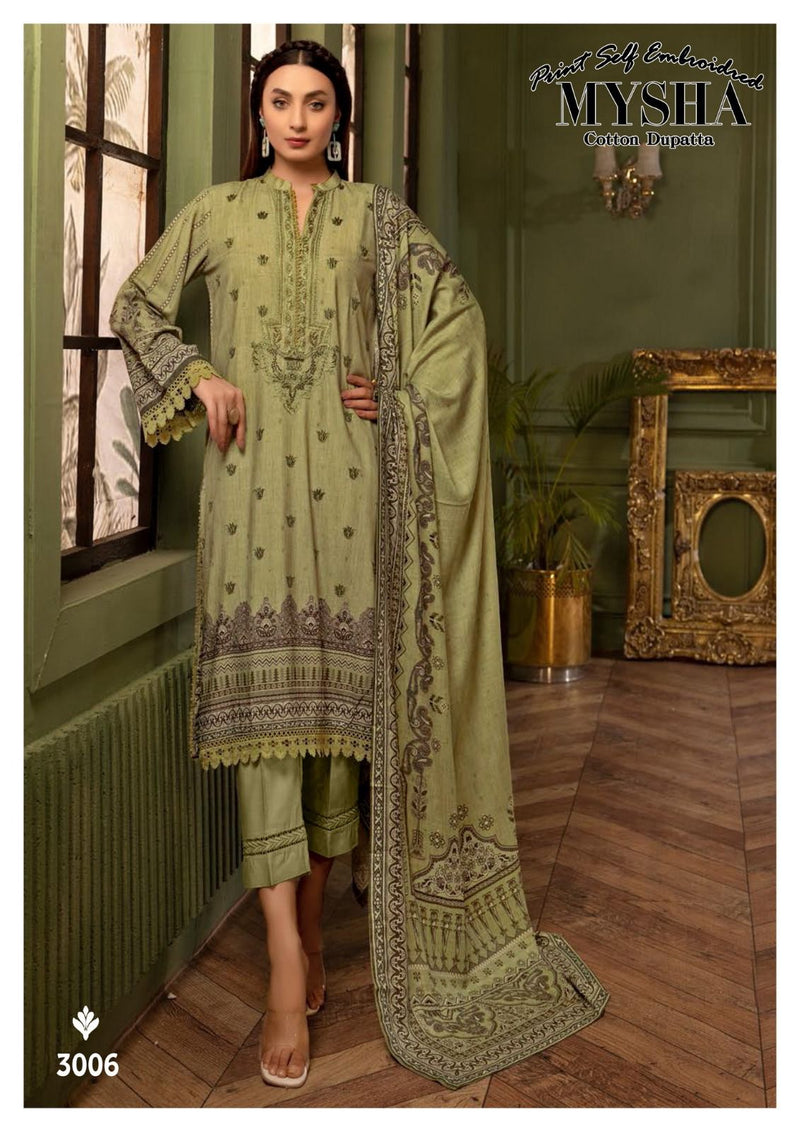 Gull Aahmed Mysha Vol 3 Lawn Cotton With Embroidery Work Suits