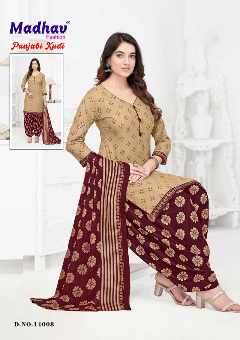 Madhav Fashion Panjabi Kudi Vol 14 Fancy Designer Heavy Embroidery Daily Wear Salwar Kameez
