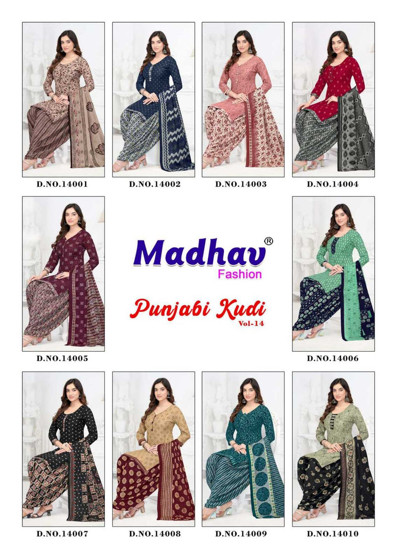 Madhav Fashion Panjabi Kudi Vol 14 Fancy Designer Heavy Embroidery Daily Wear Salwar Kameez