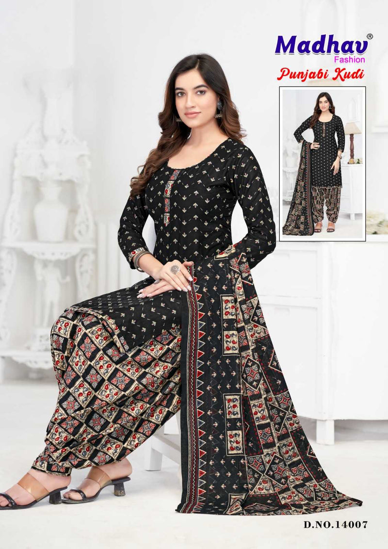 Madhav Fashion Panjabi Kudi Vol 14 Fancy Designer Heavy Embroidery Daily Wear Salwar Kameez