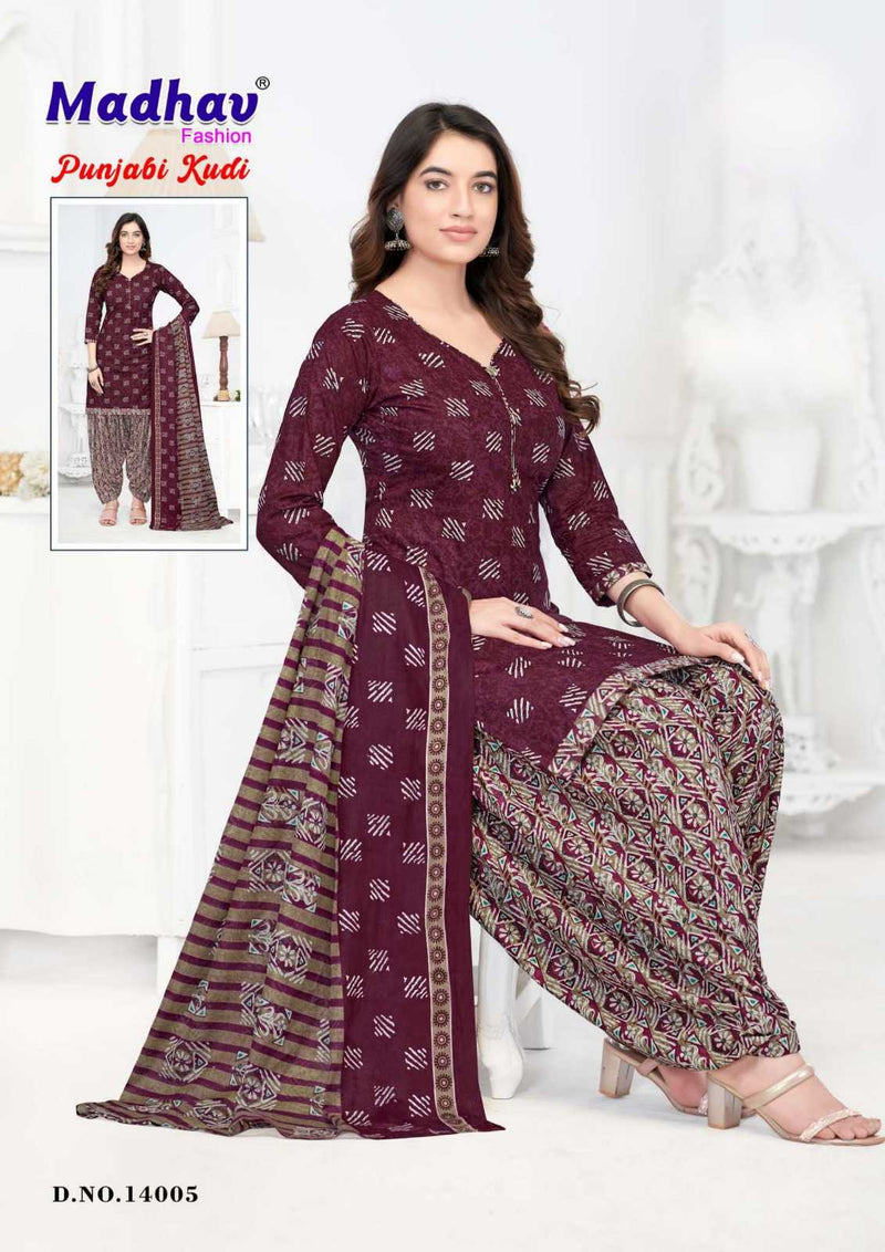 Madhav Fashion Panjabi Kudi Vol 14 Fancy Designer Heavy Embroidery Daily Wear Salwar Kameez