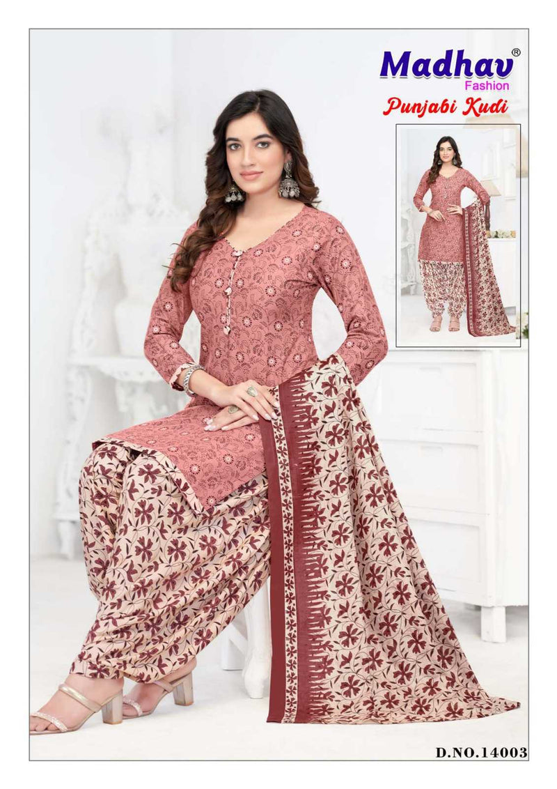 Madhav Fashion Panjabi Kudi Vol 14 Fancy Designer Heavy Embroidery Daily Wear Salwar Kameez
