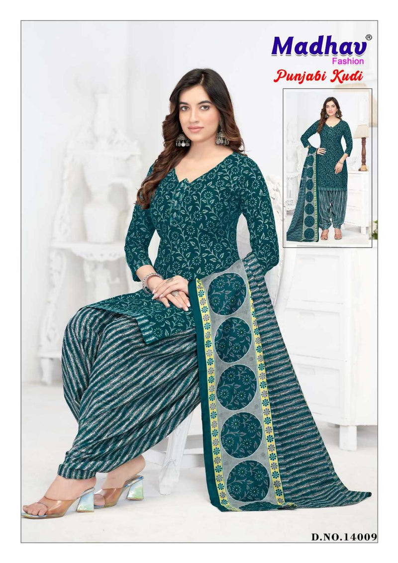 Madhav Fashion Panjabi Kudi Vol 14 Fancy Designer Heavy Embroidery Daily Wear Salwar Kameez