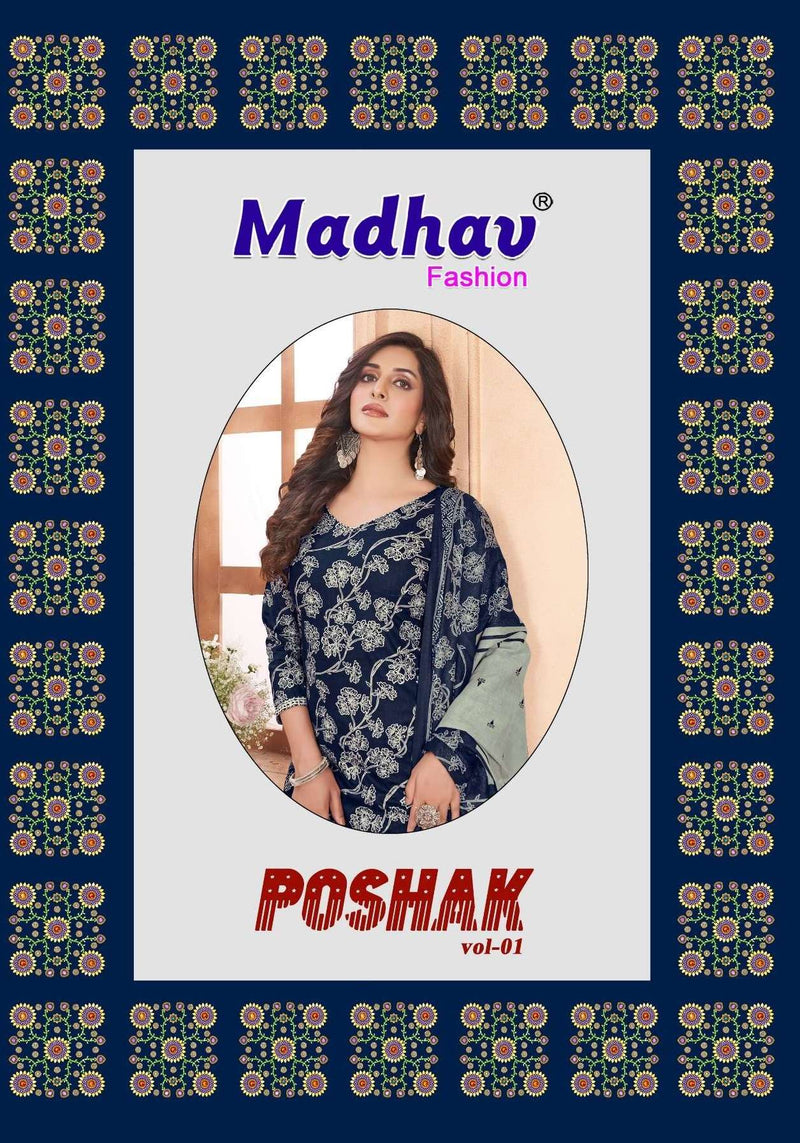 Madhav Fashion Poshak Vol 1 Cotton Printed Fancy Daily Wear Suit