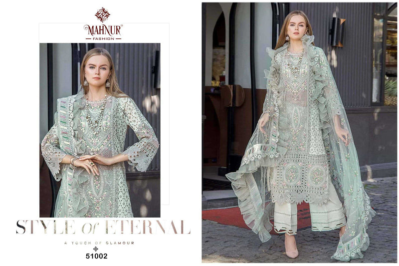 Mahnur Fashion Vol 51 Cambric Cotton With Chikankari Beautiful With Fancy Embroidery Work Salwar Kameez
