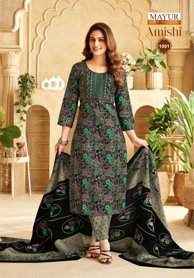 Mayur Creation Amishi Vol 1 Pure Cotton Thread Work Kurti