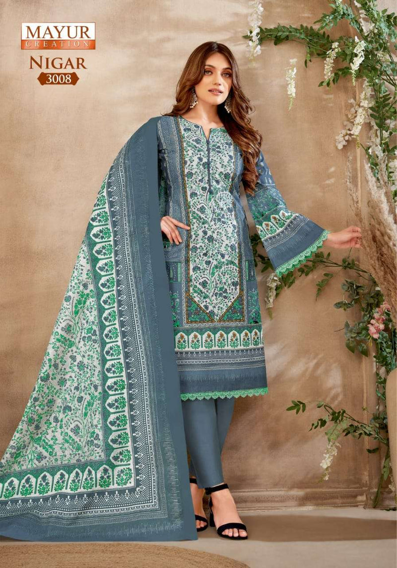 Mayur Creation Nigar Vol 3 Pure Cotton Printed Casual Wear Salwar Suit