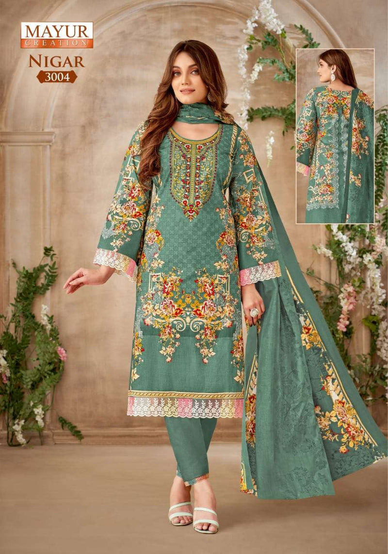 Mayur Creation Nigar Vol 3 Pure Cotton Printed Casual Wear Salwar Suit