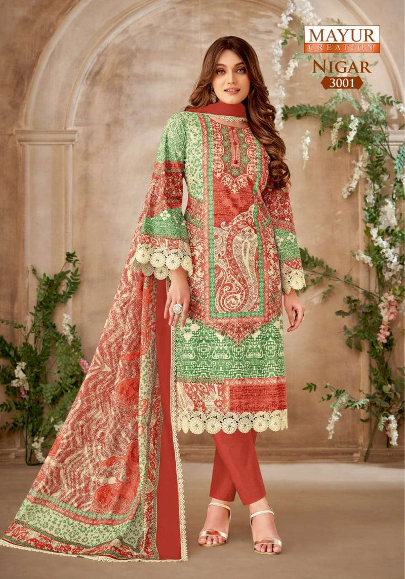 Mayur Creation Nigar Vol 3 Pure Cotton Printed Casual Wear Salwar Suit