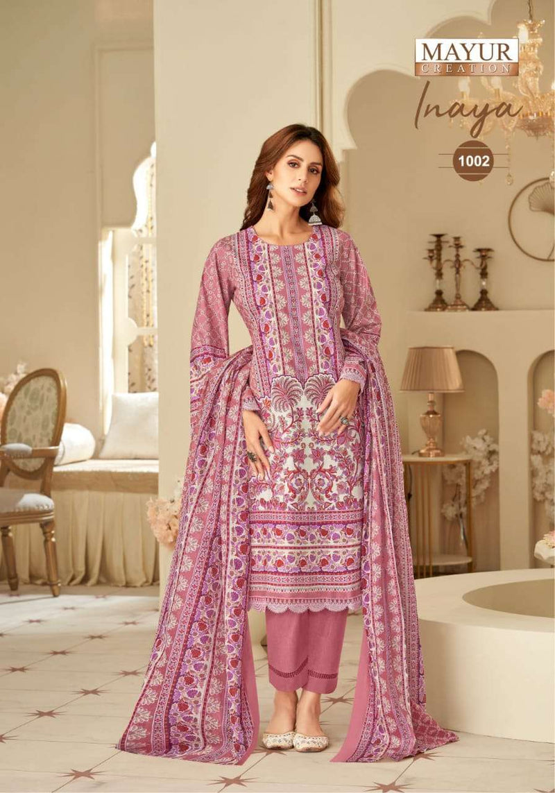 Mayur Creation Inaya Vol 1 Pure Cotton Digital Printed Salwar Suit