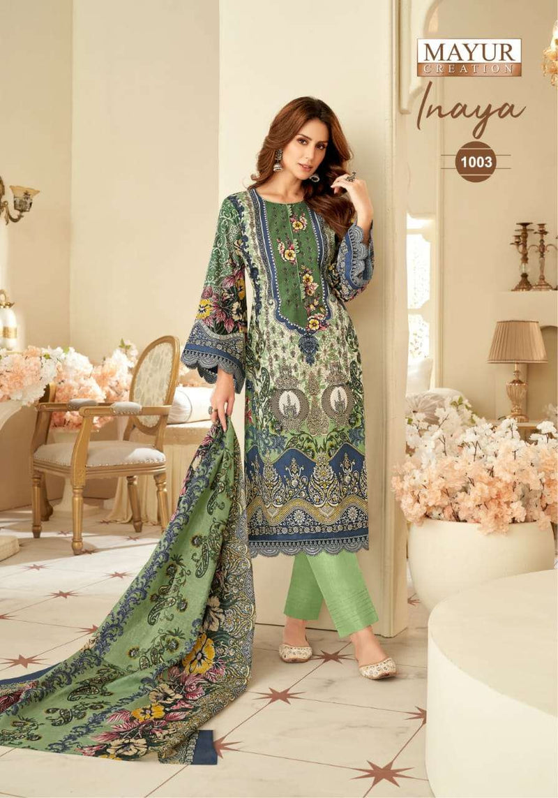 Mayur Creation Inaya Vol 1 Pure Cotton Digital Printed Salwar Suit