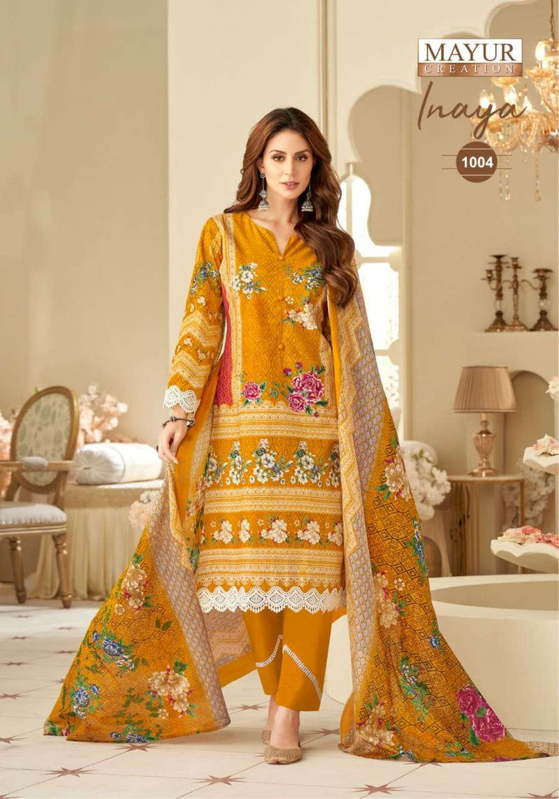 Mayur Creation Inaya Vol 1 Pure Cotton Digital Printed Salwar Suit