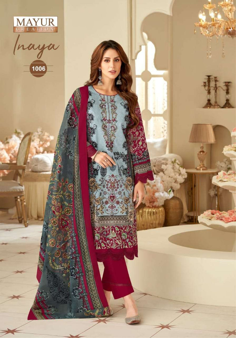 Mayur Creation Inaya Vol 1 Pure Cotton Digital Printed Salwar Suit