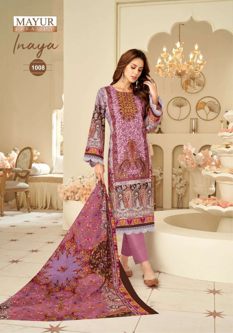 Mayur Creation Inaya Vol 1 Pure Cotton Digital Printed Salwar Suit