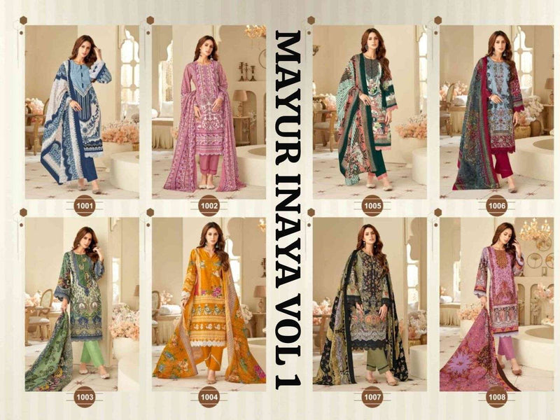 Mayur Creation Inaya Vol 1 Pure Cotton Digital Printed Salwar Suit