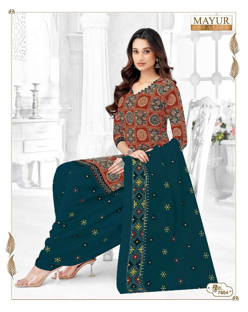 Mayur Creation Khushi Vol 6 Pure Cotton Printed Casual Wear Salwar Suit