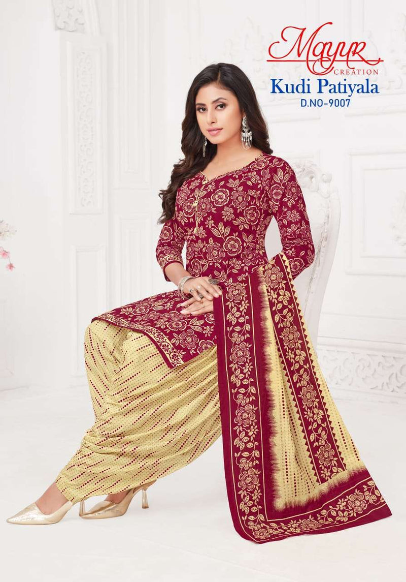 Mayur Creation Kudi Patiyala Vol 9 Pure Cotton Casual Dailywear Salwar Suit