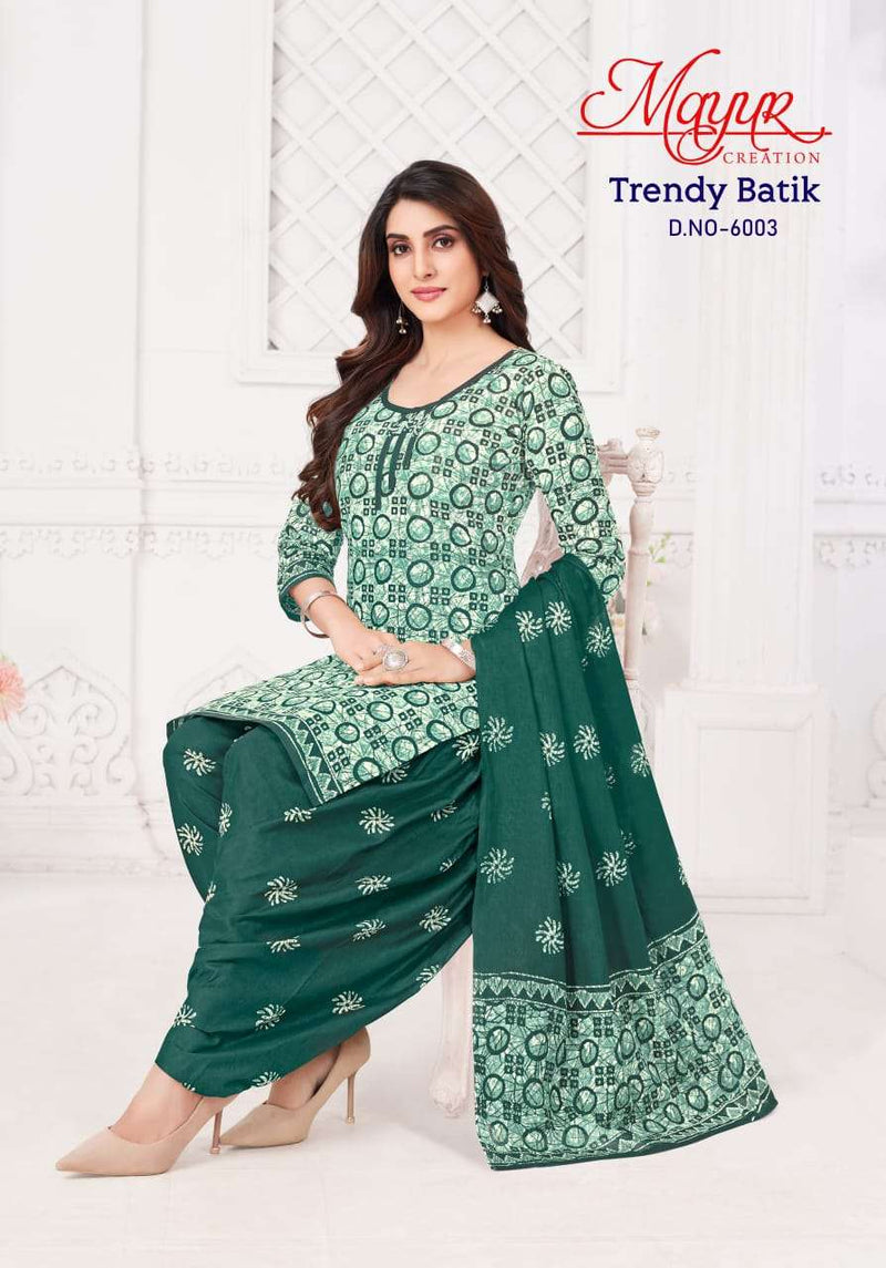 Mayur Creation Trendy Batik Vol 6 Pure Cotton Dailywear Salwar Suit