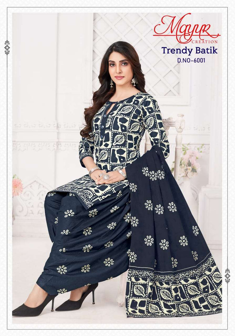 Mayur Creation Trendy Batik Vol 6 Pure Cotton Dailywear Salwar Suit
