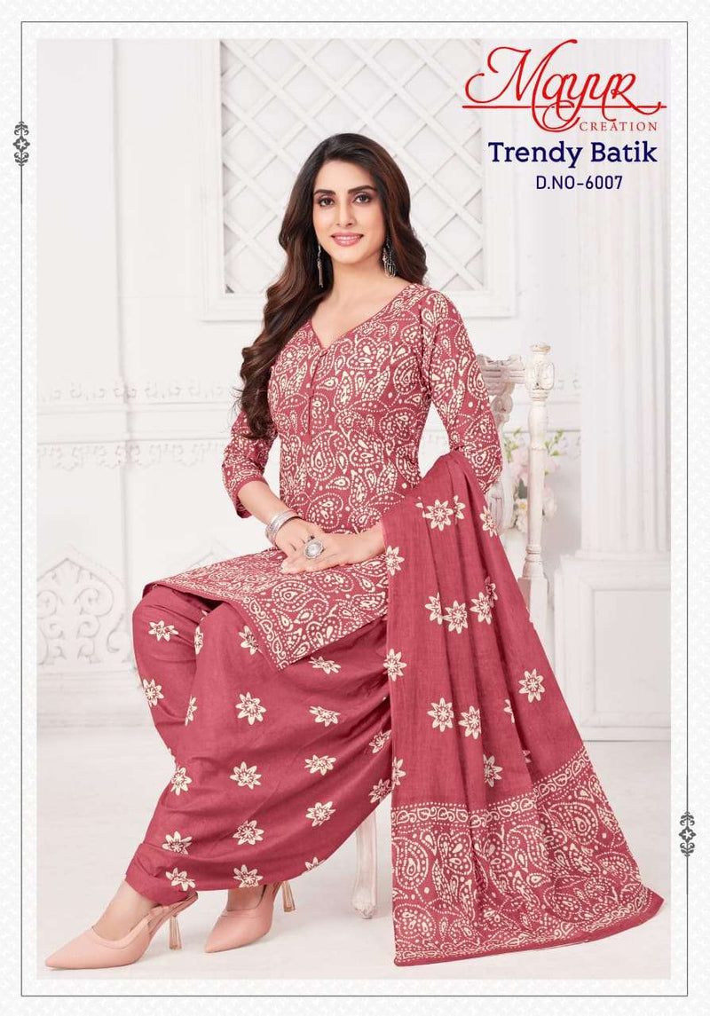 Mayur Creation Trendy Batik Vol 6 Pure Cotton Dailywear Salwar Suit