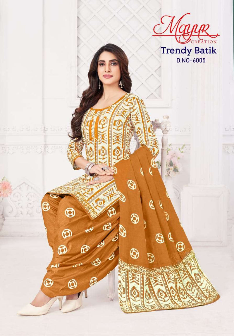 Mayur Creation Trendy Batik Vol 6 Pure Cotton Dailywear Salwar Suit