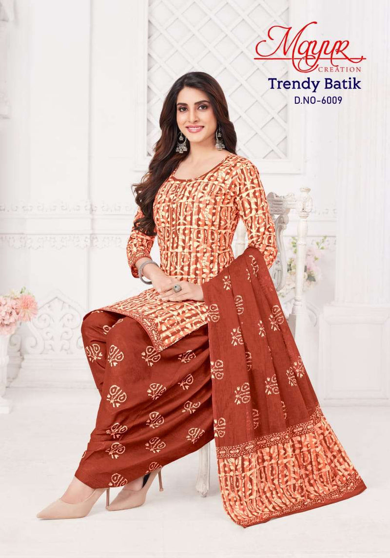 Mayur Creation Trendy Batik Vol 6 Pure Cotton Dailywear Salwar Suit