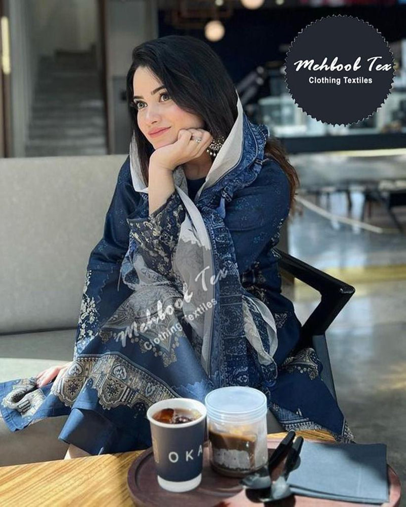 Mehboob Tex 1148 Pure Cotton Embroiderey Work Pakistani Salwar Suit