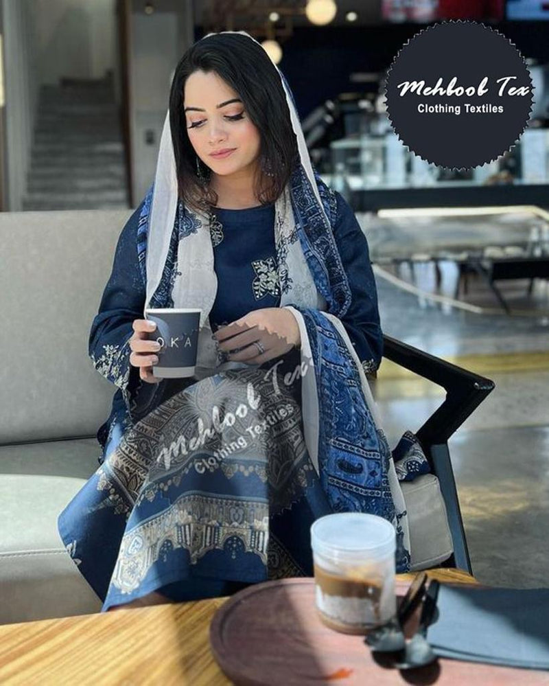 Mehboob Tex 1148 Pure Cotton Embroiderey Work Pakistani Salwar Suit