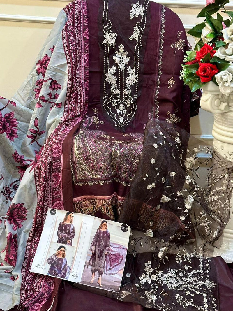 Mehboob Tex 1148 Pure Cotton Embroiderey Work Pakistani Salwar Suit