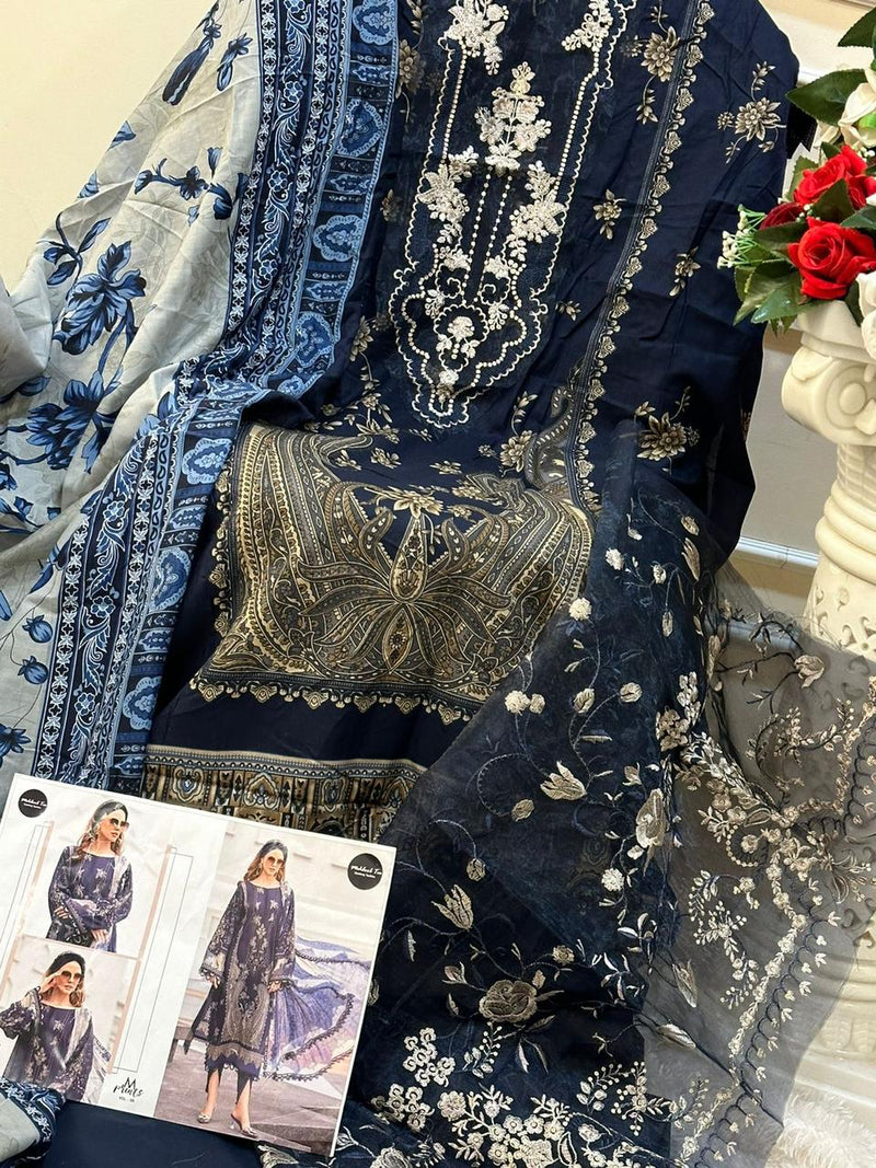 Mehboob Tex 1148 Pure Cotton Embroiderey Work Pakistani Salwar Suit