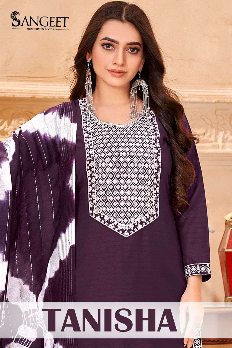 Mf Tanisha Rayon Fancy Sequence Designer Combo Set Kurti