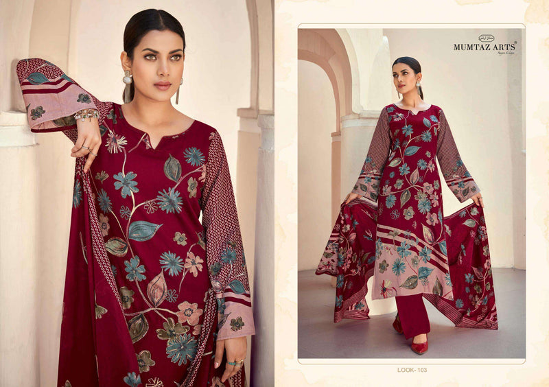 Mumtaz Arts Sakshi Jam Silk Embroidered Handwork Salwar Suit