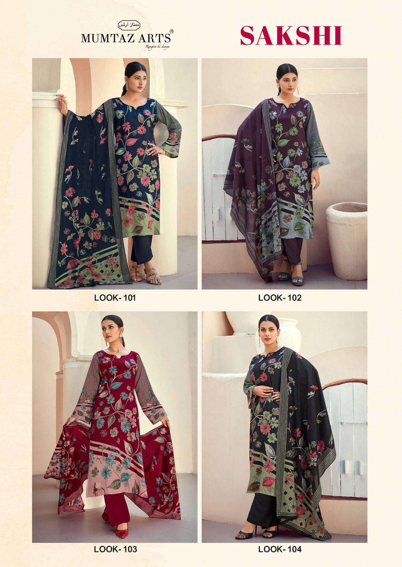 Mumtaz Arts Sakshi Jam Silk Embroidered Handwork Salwar Suit