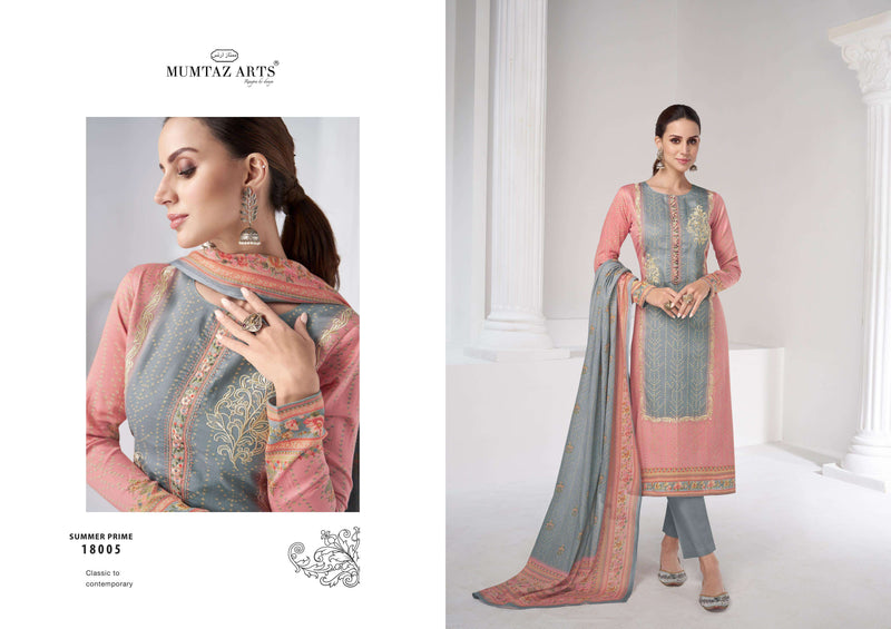 Mumtaz Arts Summer Prime  Jam Satin Digital Print With Exclusive With Heavy Designer Embroidery Salwar Kameez