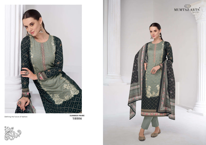 Mumtaz Arts Summer Prime  Jam Satin Digital Print With Exclusive With Heavy Designer Embroidery Salwar Kameez