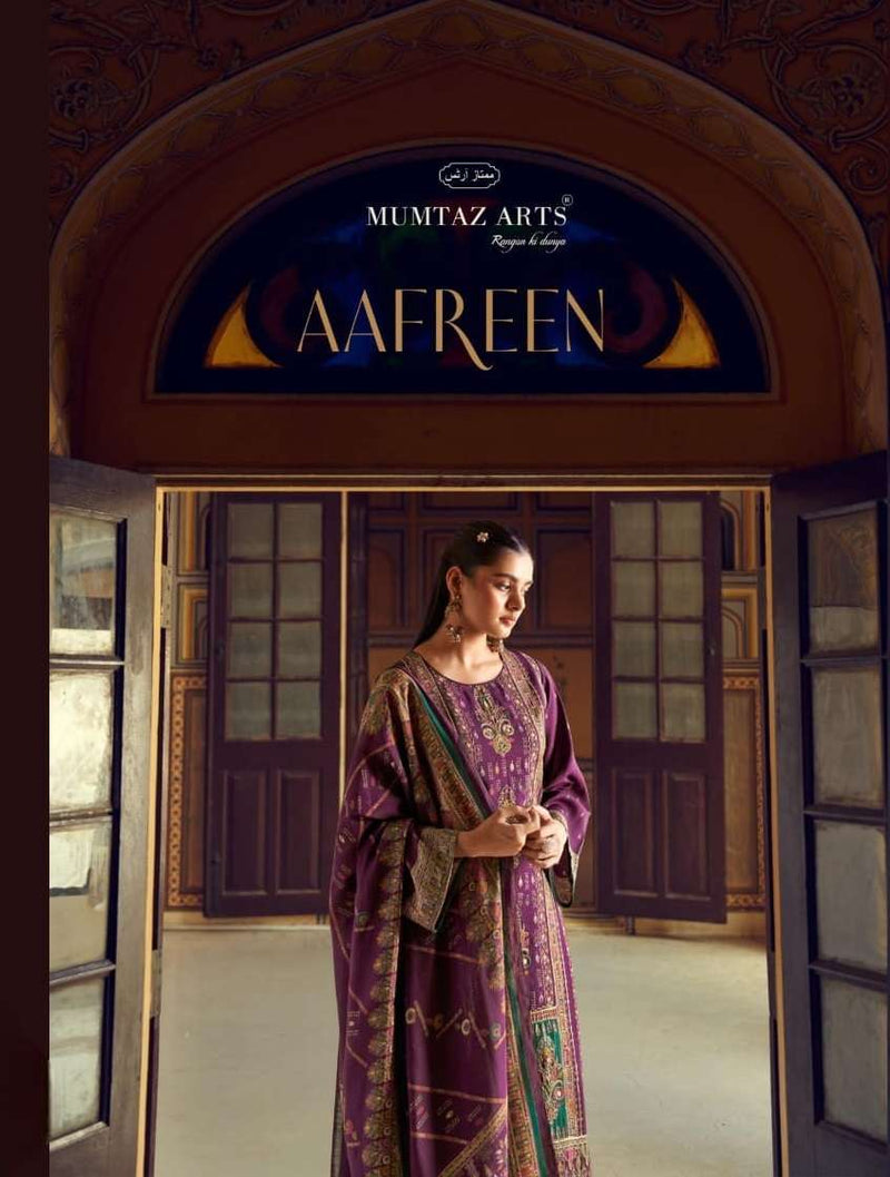 Mumtaz Arts Nayaab Pure Viscose Muslin Handwork Salwar Suit