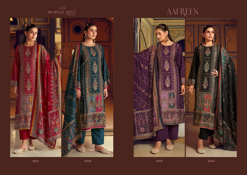 Mumtaz Arts Nayaab Pure Viscose Muslin Handwork Salwar Suit