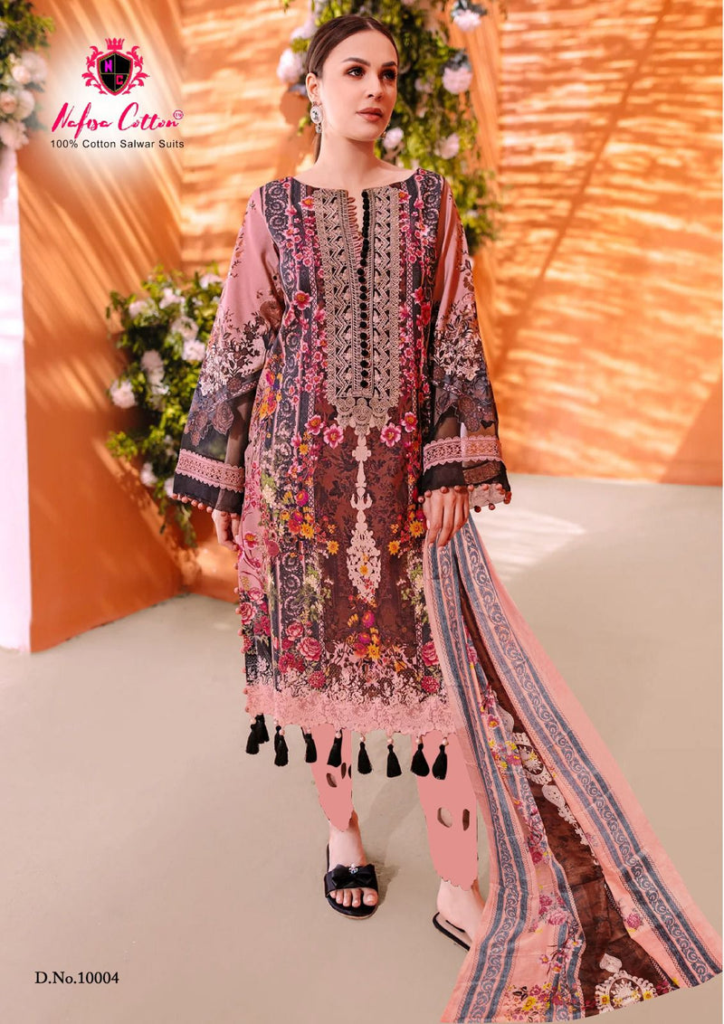 Nafisa Cotton Monsoon Cotton Collection Vol 10 Pure Cotton Pakistani Print Suits