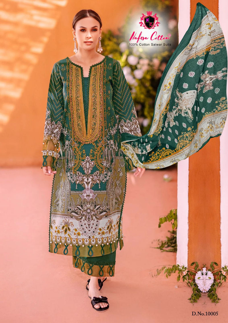 Nafisa Cotton Monsoon Cotton Collection Vol 10 Pure Cotton Pakistani Print Suits